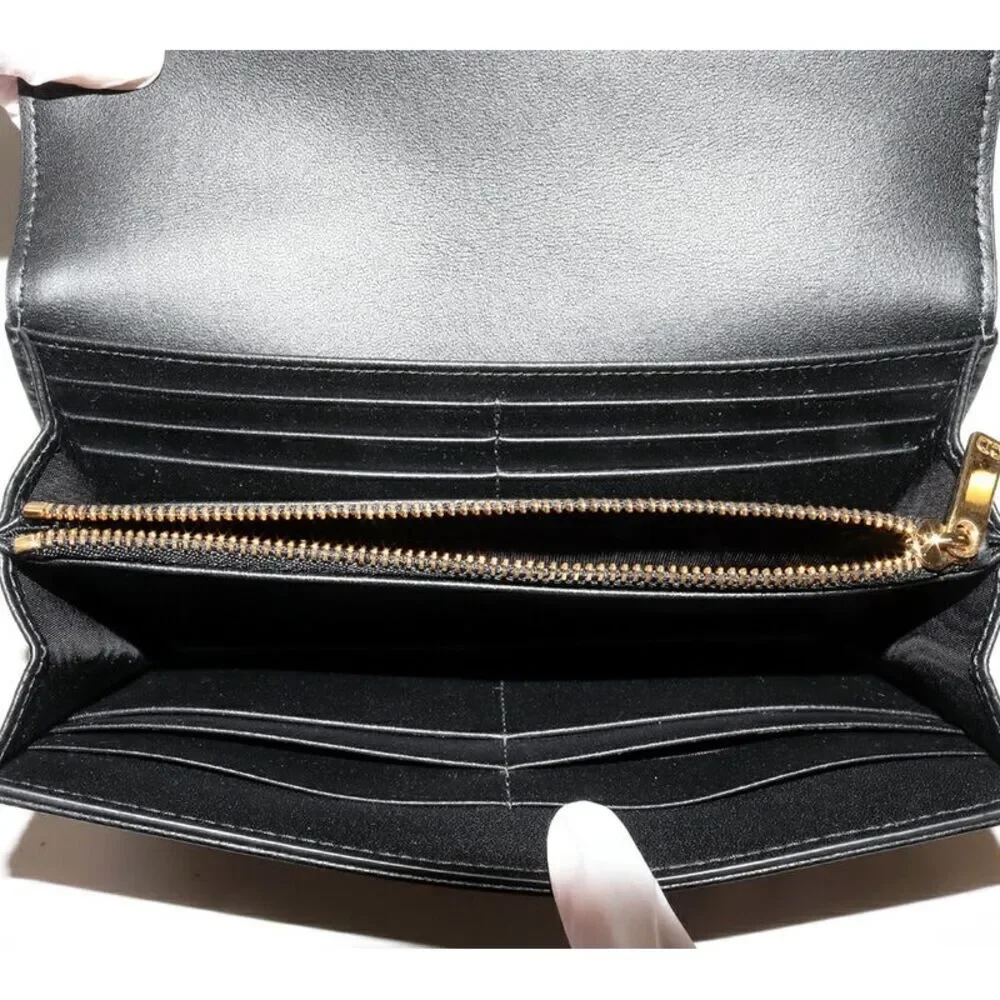 Dior Dior Caro Calfskin Long Wallet